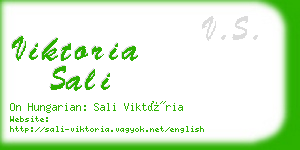 viktoria sali business card